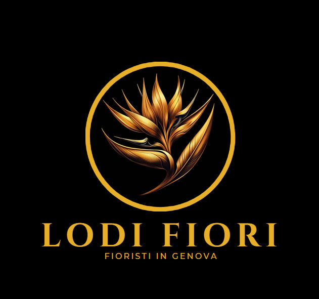 Logo Lodi fiori oro e nero