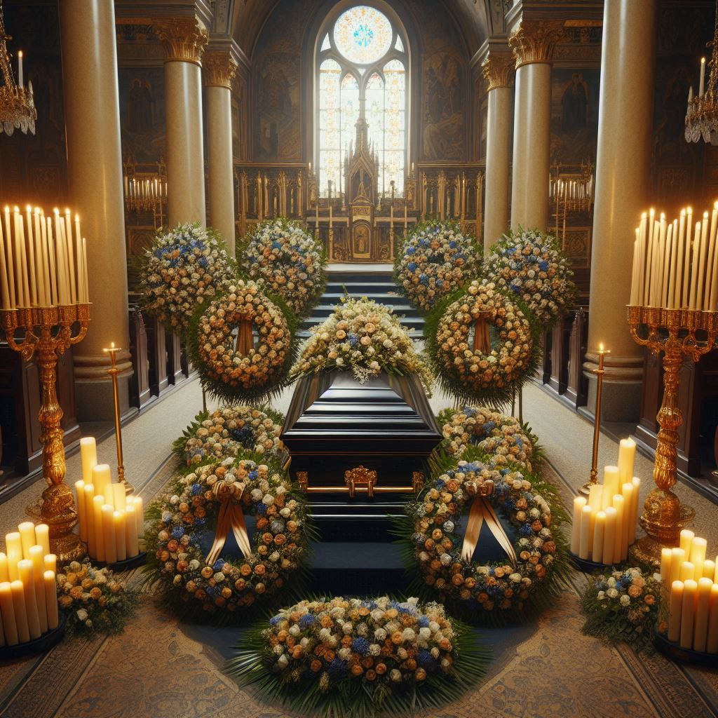 Funerale con fiori 2